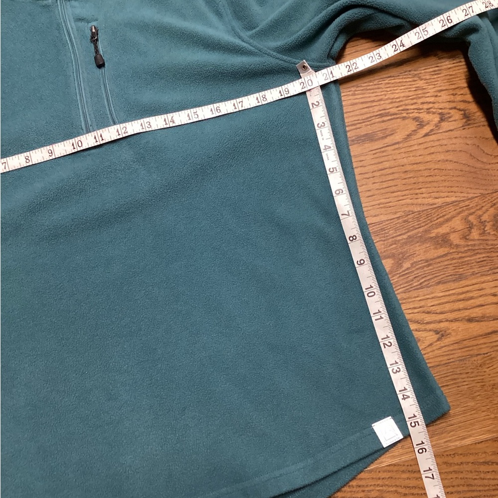 Avalanche Fleece Quarter Zip Jacket Teal Size Large - Picture 11 of 12